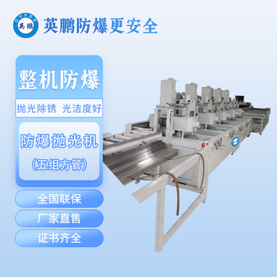 英鹏防爆抛光机-五组方管